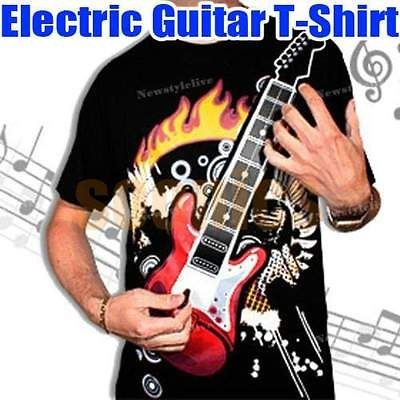 electronic rock guitar shirt in Musical Instruments & Gear