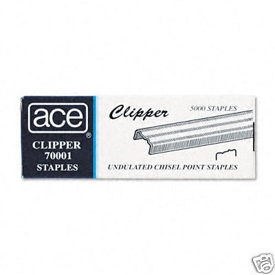 5000 Undulated Staples for the Ace Clipper Stapler #702