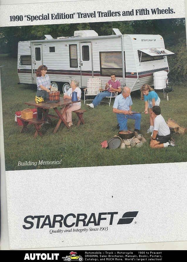 1990 Starcraft Travel Trailer & Fifth Wheel Travel Trailer Camper 