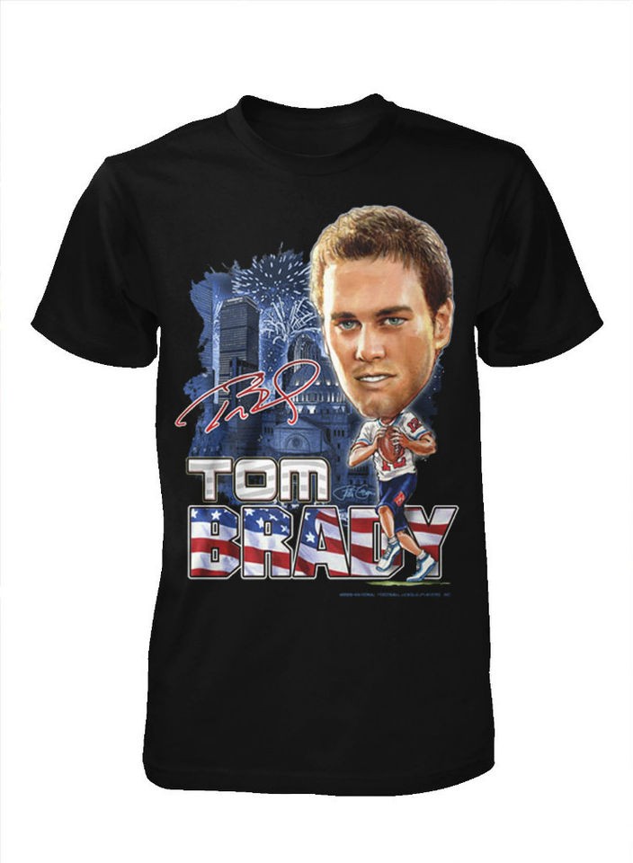 New England Patriots Shirt Tom Brady Jersey NFL Football T Shirt Pats 