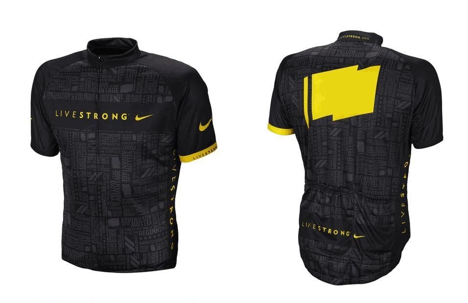 Nike 2012 Livestrong Jersey Black/ NWT/ M SIZE