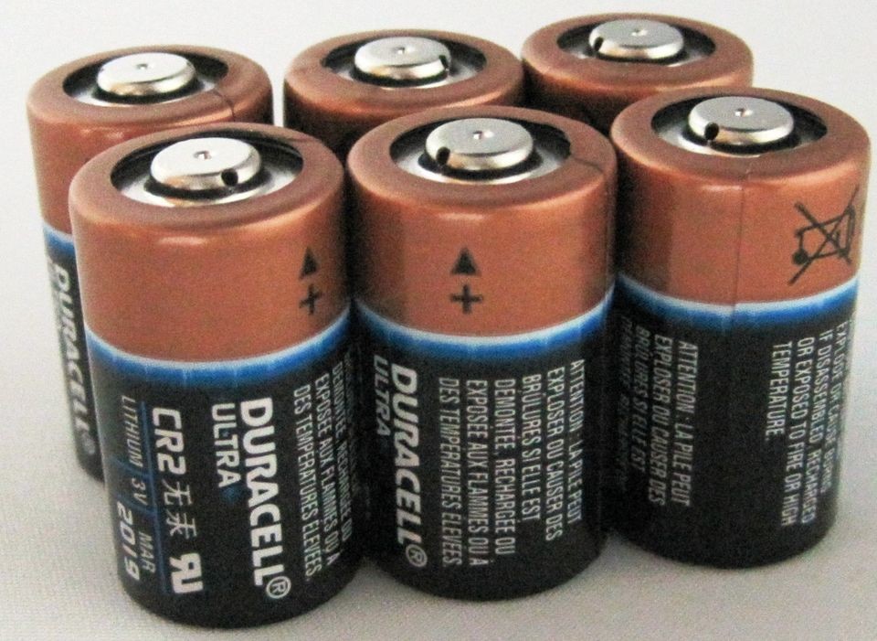 Duracell Ultra CR2 3v Lithium Photo Batteries DL CR2