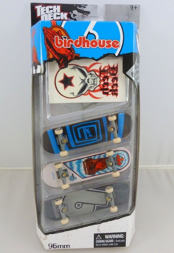 Birdhouse Tech Deck 96mm Fingerboard 3 Pack STICKER New Diecast Metal 