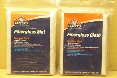 ELMERS ELMERS FIBERGLASS CLOTH OR MAT YOUR CHOICE RESIN 