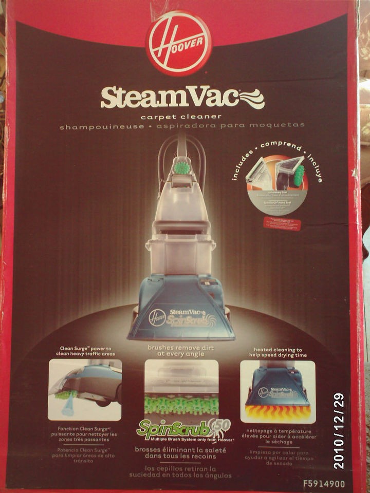 Hoover F5914900 Steam Vac Carpet Cleaner F5914 900 * Demo