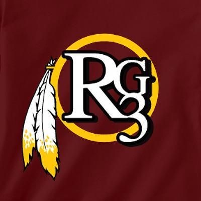 Robert Griffin III REDSKINS T SHIRT JERSEY RG3 WASHINGTON SUPERMAN M