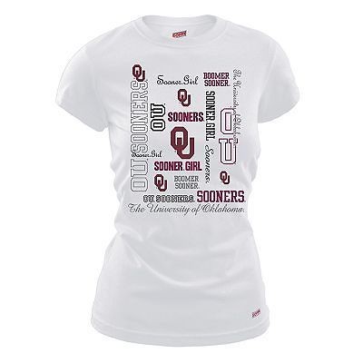 NWT OU SOONER GIRL Light Weight T SHIRT Oklahoma University NCAA 