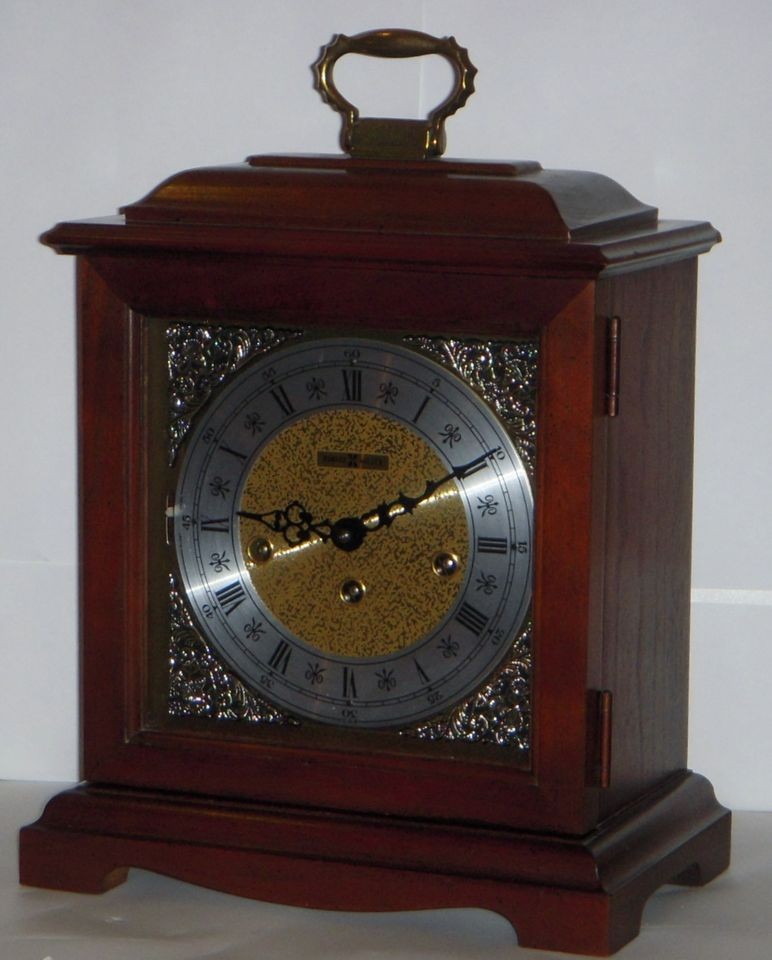 HOWARD MILLER WESTMINSTER CHIME 8 DAY BRACKET CLOCK 340 020 GERMANY 