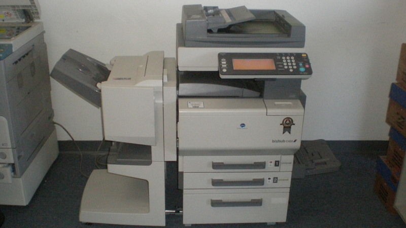 KONICA MINOLTA BIZHUB C450 COLOR PRINTER COPIER SCANNER BOOKMAKER 