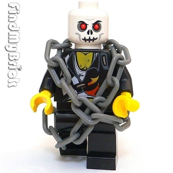 M023B Lego Custom Super Heroes Ghost Rider Akartsky Custom Minifigure 