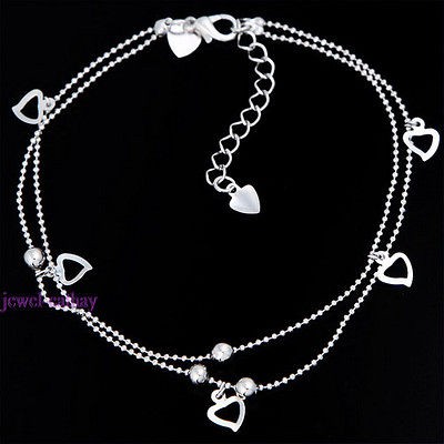 heart bead fashion new hot chain anklet ankle bracelet