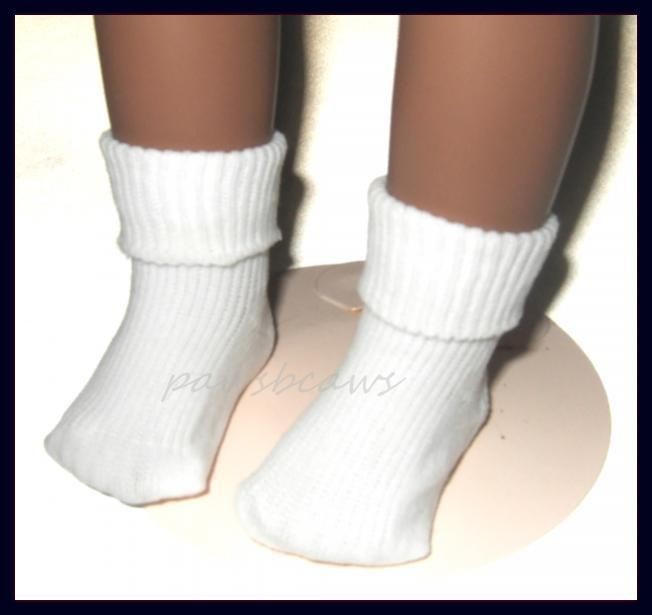 Rib Knit Shaped Doll Ankle SOCKS Anklets for 18 MAGIC ATTIC Sasha