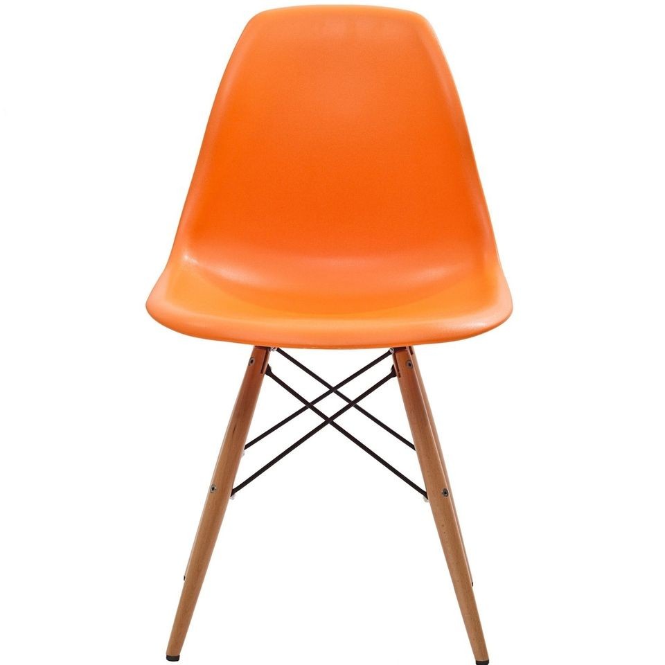  NEW Orange Oak Wood Modern Retro Eiffel Dinning Living 