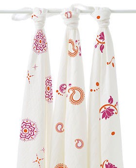 New Aden & Anais 3 Swaddle Aden and Anais Blankets Pyara Bamboo 