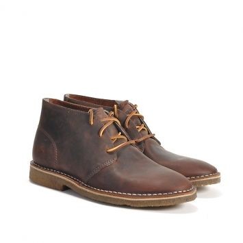 Seavees 3 eye chukka Walnut Oiled Leather