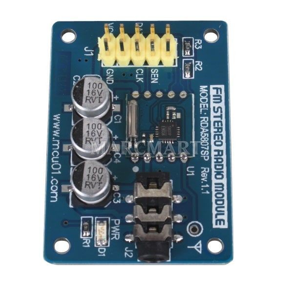 2xRda5807 FM Stereo LOW IF Digital Audio Radio CMOS Module DIY F  