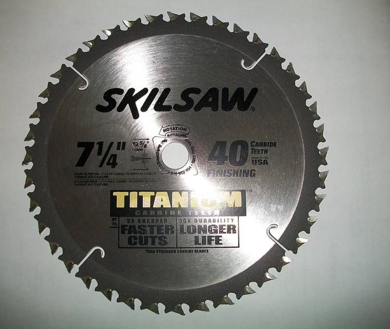 Circular Saw Carbide 40 Teeth SKILSAW USA 5 PACK