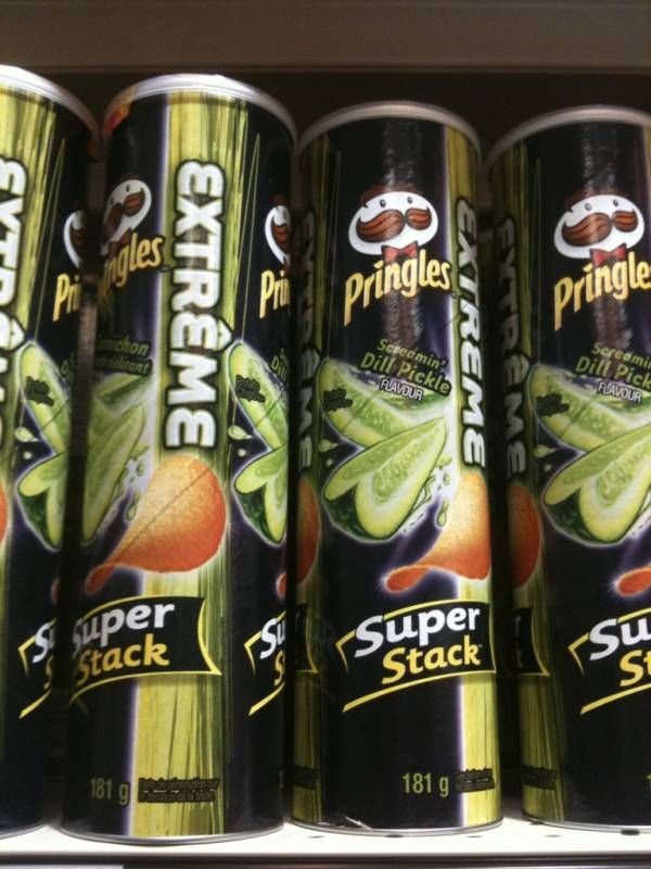 PRINGLES DILL PICKLE FLAVOR SUPER STACK 181GR