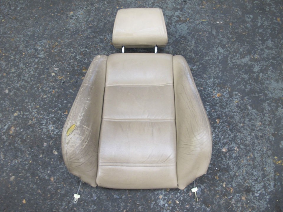 BMW E30 Recaro Sport M Tech Tan Leather Interior Seats Back & Headrest 