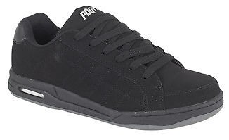 PDQ Quark Padded Ghillie Tie Skate Shoe (Black)