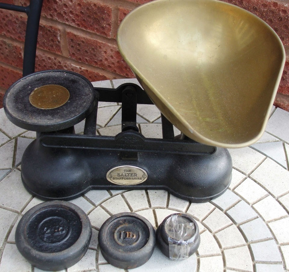 THE SALTER STAFFORDSHIRE KITCHEN SCALES & WEIGHTS