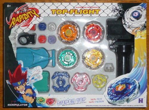   FLIGHT RAPIDITY METAL FUSION STRING LAUNCHER TOY SET B *USA SELLER