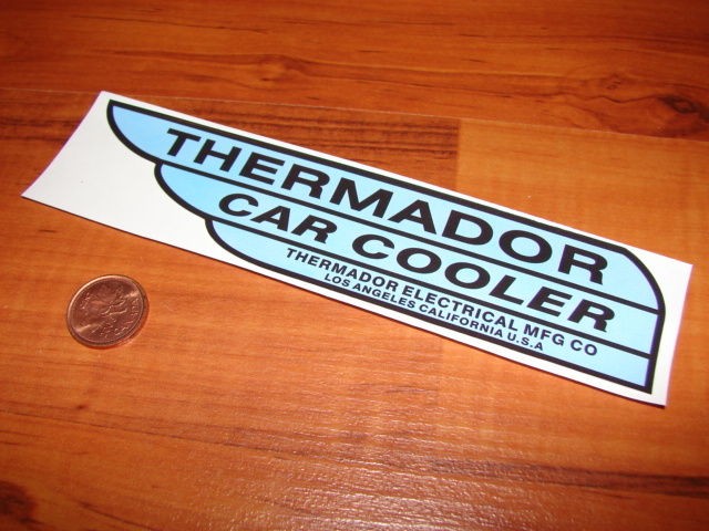 Thermador Car Cooler Decal / Sticker