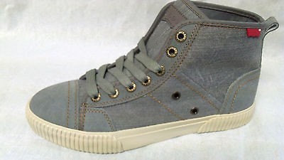 Levis Shoes For Men ( High Top Mural Denim Charcoal)