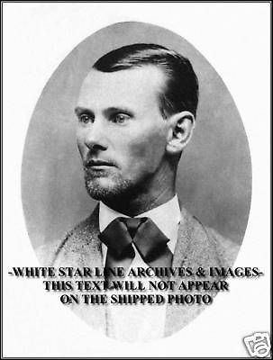 Photo 5x7 Portrait Jesse James, Old West American Outlaw, 1876
