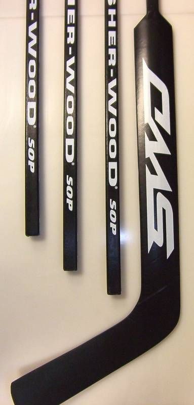 Pack Sherwood sr ice hockey goalie sticks right RH FR