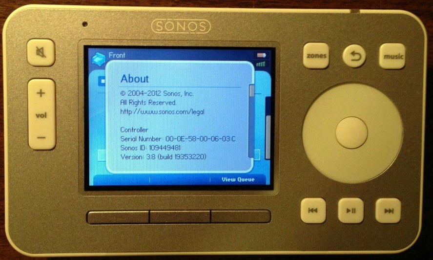 Sonos CR100 Controller With Power Cord