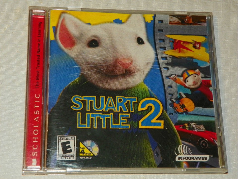 Scholastic Stuart Little 2 Infogrames WIN E PC CD ROM Computer 