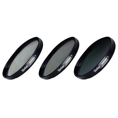 Vivitar 58mm UV CPL ND8 3 Piece Multi Coated Filter Kit