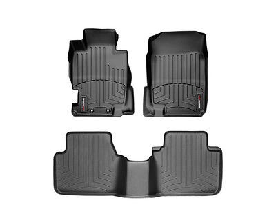 WeatherTech DigitalFit Acura TL (2004 2008) Floor Mats Black Complete 