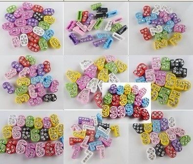 number character 0 9 Slider plastic Rhinestone Beads Fit 8mm Belt 