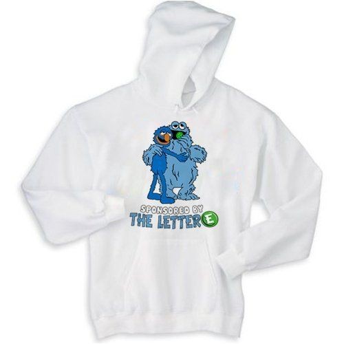 Sponsored by The Letter E Grover Cookie Monster Weed Pullover Hoodie 