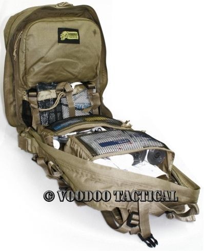 Voodoo Tactical Fully Loaded STOMP Bag Medical Backpack, Coyote Tan