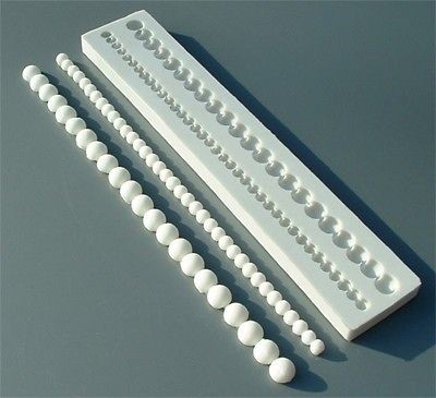 Silicone Cake Decorating Double Beads Mould 6 + 10mm 4 Wedding cakes 