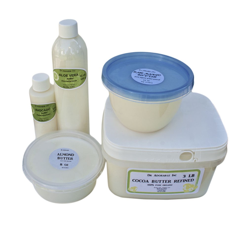 RAW ORGANIC NATURAL FRESH BUTTERS 2 OZ 4 OZ 8 OZ  UP TO 12 LB