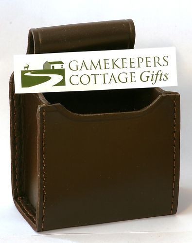 Leather Shotgun Cartridge Box Holder with Belt Loop