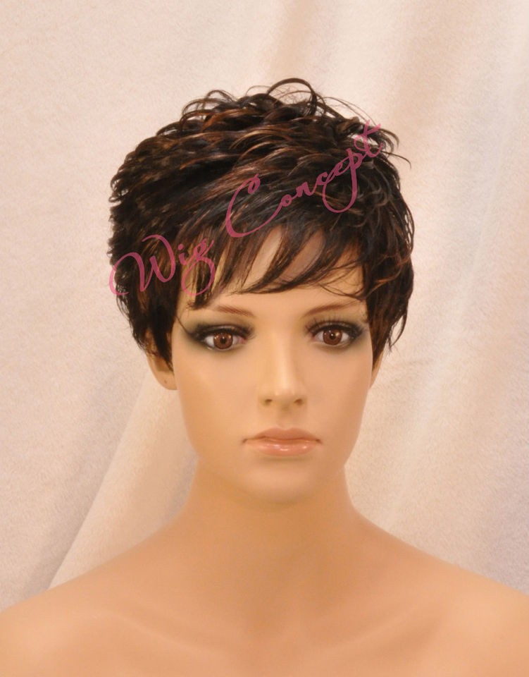 Vanessa Short Wavy Texturized Natural Full Wig Cali