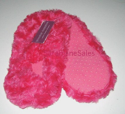 pink feather slippers