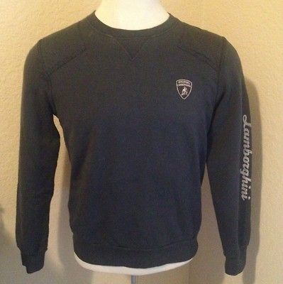   LAMBORGHINI LAMBO SOUL CREAT ROUND NECK SWEATSHIRT REVENTON GREY