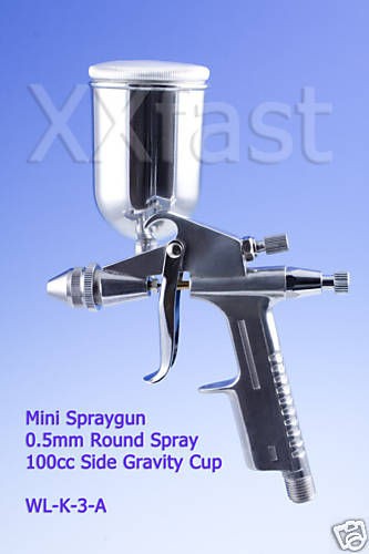 SMART REPAIR MINI GRAVITY SPRAYGUN   K3A   0.5MM NOZZLE