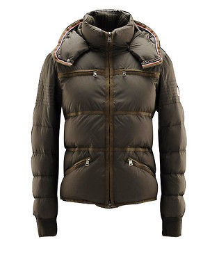 AUTHENTIC MONCLER DIDIER BOMBER JACKET DOWN OLIVE MENS 5 XL 54 EU 