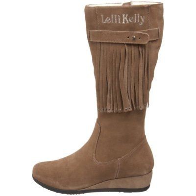   Kelly Fringe Suede Brown Taupe Tall Boot 29 30 31 32 33 11 12 1 2