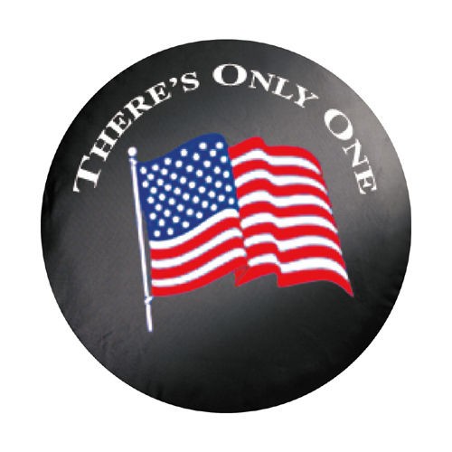 Jeep American Flag Logo Spare Tire Cover 82208051AD