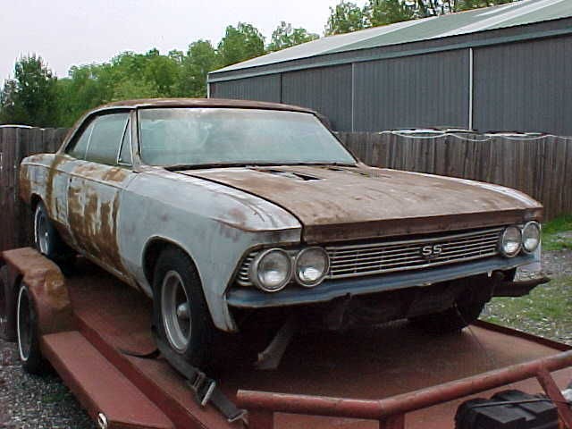   malibu chevelle 2dr project car parts car big block 4 speed ss parts