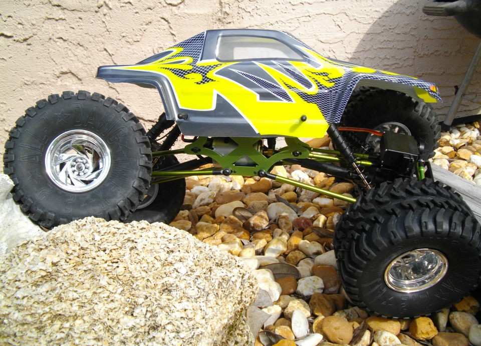 4WD 4WS CUSTOM ROCK CRAWLER NEW RTR IMEX TIRES AX10 VENOM AXIAL