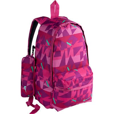 Nike Backpack Bag Classic Pink/Purple BP Athletic School Gym + Pencil 